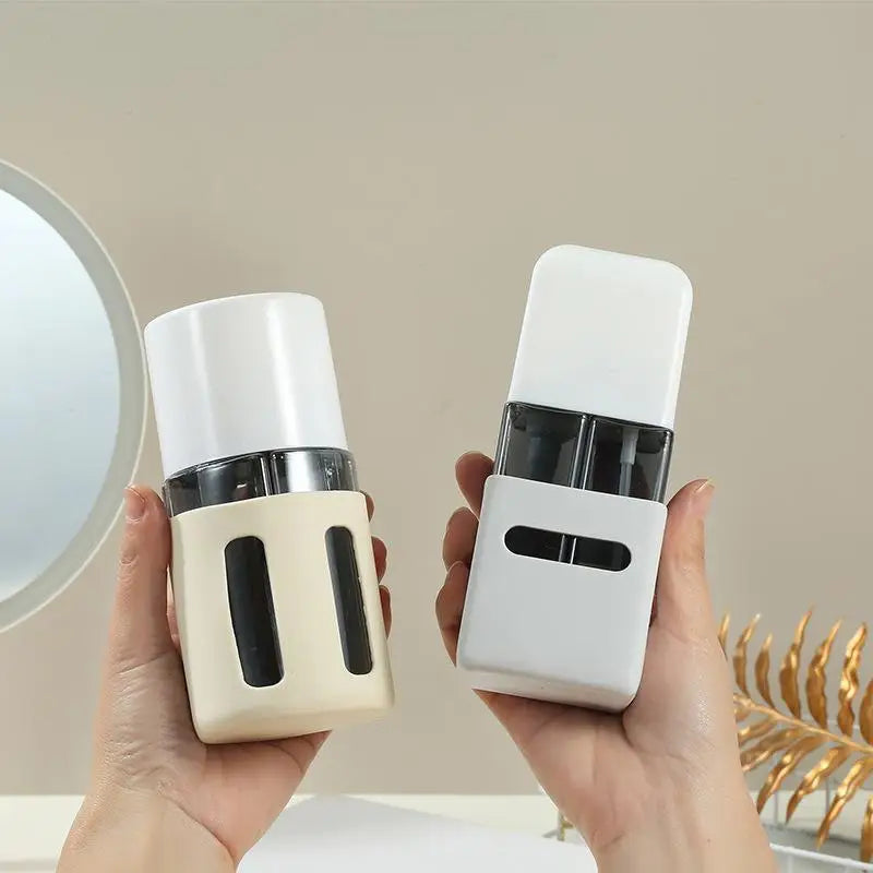 Set 4 Flacons de Voyage Compacts – Rechargeables & Anti-Fuite