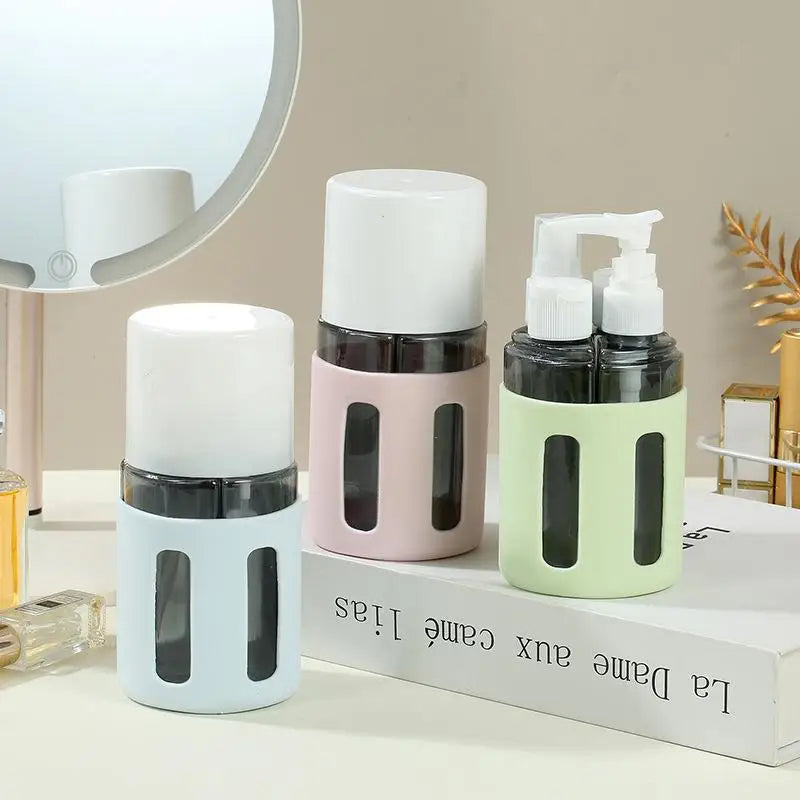 Set 4 Flacons de Voyage Compacts – Rechargeables & Anti-Fuite