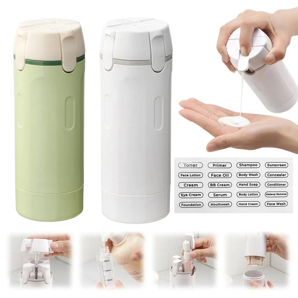 Distributeur de lotion de Voyage 4-en-1