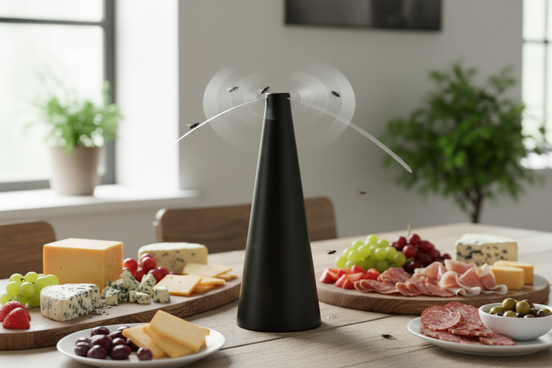 Ventilateur Anti-Insectes pour Table Extérieure